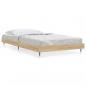 Preview: Bettgestell Sonoma-Eiche 100x200 cm Holzwerkstoff