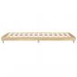 Preview: Bettgestell Sonoma-Eiche 100x200 cm Holzwerkstoff