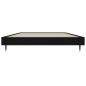Preview: Bettgestell Schwarz 90x200 cm Holzwerkstoff