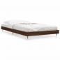 Preview: Bettgestell Braun Eichen-Optik 100x200 cm Holzwerkstoff