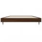 Preview: Bettgestell Braun Eichen-Optik 100x200 cm Holzwerkstoff