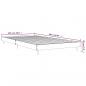 Preview: Bettgestell Braun Eichen-Optik 100x200 cm Holzwerkstoff