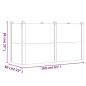 Preview: Hochbeet 160x60x84 cm Massivholz Akazie