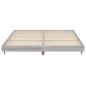 Preview: Bettgestell Grau Sonoma 120x200 cm Holzwerkstoff