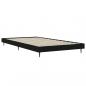 Preview: Bettgestell Schwarz 90x200 cm Holzwerkstoff