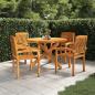 Preview: ARDEBO.de - 5-tlg. Garten-Essgruppe Massivholz Teak