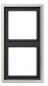 Preview: ARDEBO.de Jung ES2982 Abdeckrahmen 2-fach, edelstahl, LS 990