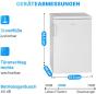 Preview: Bomann GS 2196.1 Stand Gefrierschrank, 56 cm breit, 85 L, 3 Gefrierschubladen, Stufenlose Temperaturregelung, weiß (721960)