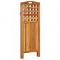 Preview: 3-tlg. Paravent 121,5x2x115 cm Massivholz Akazie