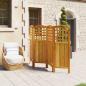 Preview: 4-tlg. Paravent 162x2x115 cm Massivholz Akazie