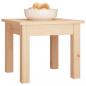 Preview: Couchtisch 35x35x30 cm Massivholz Kiefer