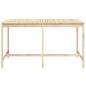 Preview: Gartentisch 203,5x90x110 cm Massivholz Kiefer
