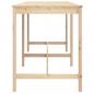 Preview: Gartentisch 203,5x90x110 cm Massivholz Kiefer