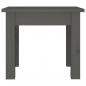 Preview: Couchtisch Grau 35x35x30 cm Massivholz Kiefer