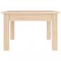 Preview: Couchtisch 45x45x30 cm Massivholz Kiefer