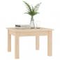 Preview: Couchtisch 45x45x30 cm Massivholz Kiefer