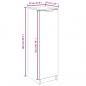 Preview: Schuhschrank Grau Sonoma 30x35x100 cm Holzwerkstoff