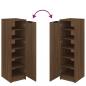 Preview: Schuhschrank Braun Eichen-Optik 30x35x100 cm Holzwerkstoff