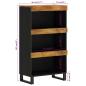 Preview: Beistellschrank 60x33x107 cm Massivholz Mango