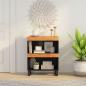 Preview: ARDEBO.de - Beistelltisch 60x33x75 cm Massivholz Akazie