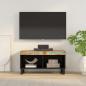 Preview: ARDEBO.de - TV-Schrank 85x33x43,5 cm Altholz Massiv