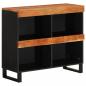 Preview: Beistelltisch 85x33x75 cm Massivholz Akazie