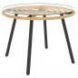 Preview: 3-tlg. Garten-Lounge-Set mit Kissen Beige Poly Rattan