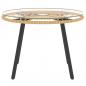 Preview: 3-tlg. Garten-Lounge-Set mit Kissen Beige Poly Rattan