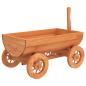 Preview: Deko-Wagen 70x43x54 cm Massivholz Tanne