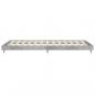 Preview: Bettgestell Betongrau 75x190 cm Holzwerkstoff
