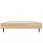 Preview: Bettgestell Sonoma-Eiche 75x190 cm Holzwerkstoff