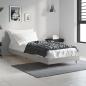 Preview: Bettgestell Grau Sonoma 75x190 cm Holzwerkstoff