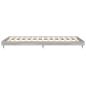 Preview: Bettgestell Grau Sonoma 75x190 cm Holzwerkstoff