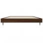 Preview: Bettgestell Braun Eichen-Optik 90x190 cm Holzwerkstoff