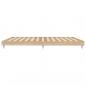 Preview: Bettgestell Sonoma-Eiche 140x200 cm Holzwerkstoff