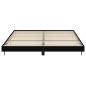 Preview: Bettgestell Schwarz 160x200 cm Holzwerkstoff