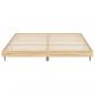 Preview: Bettgestell Sonoma-Eiche 200x200 cm Holzwerkstoff