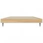 Preview: Bettgestell Sonoma-Eiche 100x200 cm Holzwerkstoff