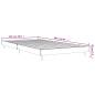 Preview: Bettgestell Braun Eichen-Optik 100x200 cm Holzwerkstoff