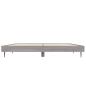 Preview: Bettgestell Grau Sonoma 135x190 cm Holzwerkstoff