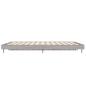 Preview: Bettgestell Grau Sonoma 135x190 cm Holzwerkstoff