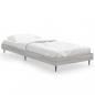 Preview: Bettgestell Grau Sonoma 75x190 cm Holzwerkstoff
