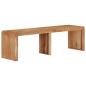 Preview: Sitzbank 160x38x45 cm Massivholz Akazie