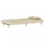 Preview: Schlafsofa Creme Stoff