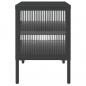 Preview: TV-Schrank Schwarz 105x35x50 cm Glas und Stahl