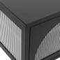 Preview: TV-Schrank Schwarz 105x35x50 cm Glas und Stahl