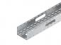 Preview: ARDEBO.de - RSV 110.150 S Verteilerrinne, 110x150x3000 mm, t=1,5 mm, gelocht, Stahl, bandver
