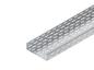 Preview: ARDEBO.de - RL 60.100 F Kabelrinne, 60x100x3000 mm, t=0,9 mm, gelocht, Stahl, feuerverzinkt 