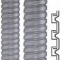 Preview: Flexa SPR-PVC-AS, AD14 Metallschutzschlauch, S-Profil, Stahl verzinkt, PVC-Mantel grau (Menge: 50 m je Bestelleinheit)