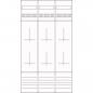 Preview: Eaton Electric ZSD-Z39A1075 Zählerfeld, 3-feldrig, vorbereitet, Version Z39A1075